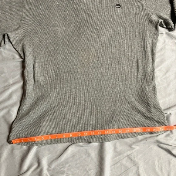 Timberland Men's Long Sleeve Gray Tee - Picture 10 of 11